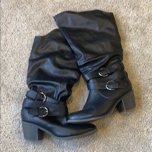 Wide calf boots